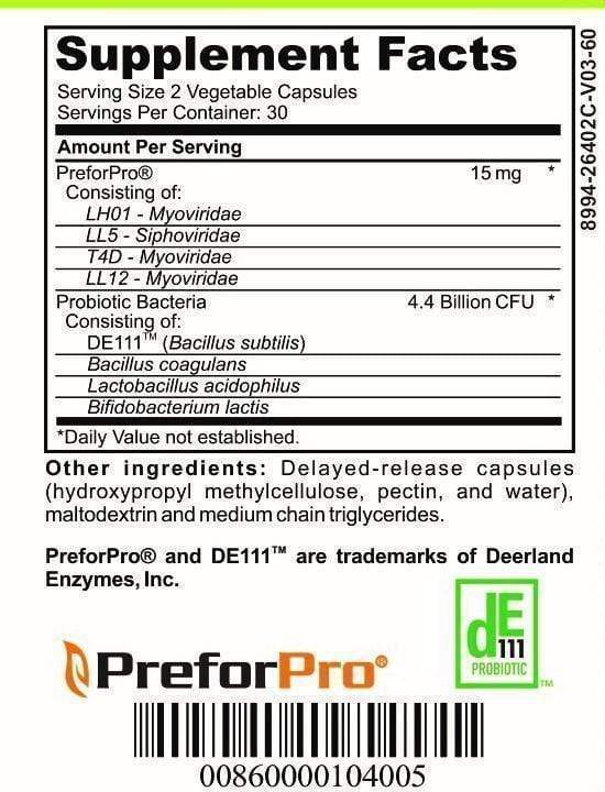 Advanced Probiotic & Prebiotic Low FODMAP Certified, Gut Friendly, Paleo, Keto